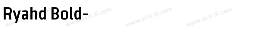 Ryahd Bold字体转换